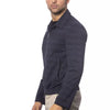 Verri Blue Wool Men Bomber Jacket