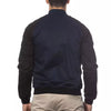 Verri Blue Cotton Men's Bomber Jacket