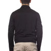 Verri Black Cotton Men Bomber Jacket