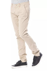 Beige Cotton Men's Chino Pant