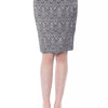 BYBLOS Black Viscose Women Skirt