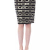 BYBLOS Black Viscose Women Skirt