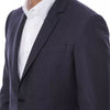 Verri Elegant Blue Wool Single-Breasted Blazer