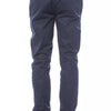 Verri Blue Polyester Men's Pant