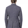 Verri Elegant Blue Single Breasted Blazer