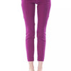 BYBLOS Purple Polyester Women Pants