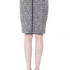 BYBLOS Black Viscose Women Skirt