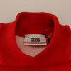 GCDS Elegant Red Pullover Sweater for Men