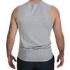 Ermanno Scervino Chic Gray Sleeveless Crewneck Tee