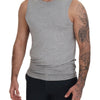 Ermanno Scervino Chic Gray Sleeveless Crewneck Tee