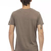 Trussardi Action Brown Cotton Men T-Shirt