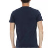 Trussardi Action Blue Cotton Men T-Shirt