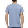 Trussardi Action Light Blue Cotton Men T-Shirt