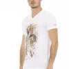 Trussardi Action White Cotton Men T-Shirt