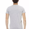 Trussardi Action Gray Cotton Men T-Shirt