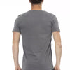 Trussardi Action Gray Cotton Men T-Shirt