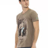 Trussardi Action Brown Cotton Men T-Shirt