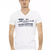 Trussardi Action White Cotton Men T-Shirt