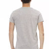 Trussardi Action Gray Cotton Men T-Shirt