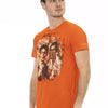 Trussardi Action Orange Cotton Men T-Shirt