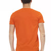 Trussardi Action Orange Cotton Men T-Shirt