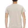 Trussardi Action Beige Cotton Men T-Shirt