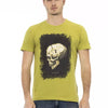 Trussardi Action Green Cotton Men T-Shirt