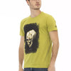 Trussardi Action Green Cotton Men T-Shirt