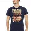 Trussardi Action Blue Cotton Men T-Shirt