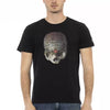 Trussardi Action Black Cotton Men T-Shirt