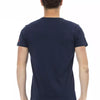 Trussardi Action Blue Cotton Men T-Shirt