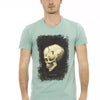 Trussardi Action Green Cotton Men TShirt