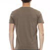 Trussardi Action Brown Cotton Men T-Shirt