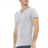 Trussardi Action Gray Cotton Men T-Shirt