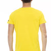 Trussardi Action Yellow Cotton Men T-Shirt