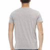 Trussardi Action Gray Cotton Men T-Shirt