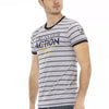 Trussardi Action Gray Cotton Men T-Shirt