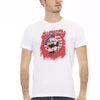 Trussardi Action White Cotton Men T-Shirt