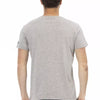 Trussardi Action Gray Cotton Men TShirt