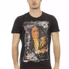 Trussardi Action Black Cotton Men T-Shirt