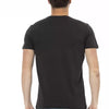 Trussardi Action Black Cotton Men T-Shirt