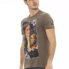 Trussardi Action Brown Cotton Men T-Shirt