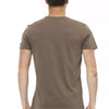 Trussardi Action Brown Cotton Men T-Shirt