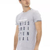 Trussardi Action Gray Cotton Men T-Shirt