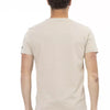 Trussardi Action Beige Cotton Men T-Shirt