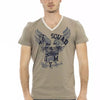 Trussardi Action Green Cotton Men T-Shirt