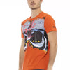 Trussardi Action Orange Cotton Men T-Shirt