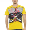 Trussardi Action Yellow Cotton Men T-Shirt