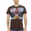 Trussardi Action Brown Cotton Men T-Shirt