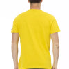 Trussardi Action Yellow Cotton Men T-Shirt